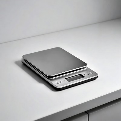 Digital Kitchen Scale on Counter