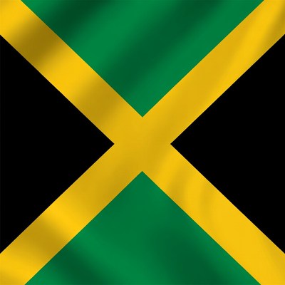 Jamaican Flag Waving