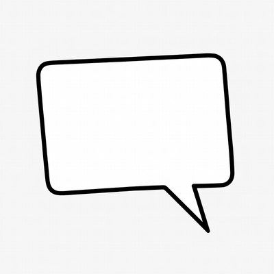 Blank Speech Bubble Clipart