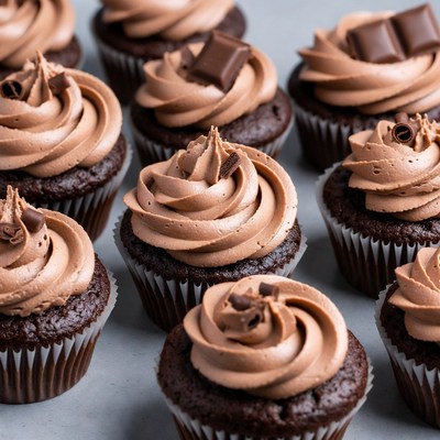 Chocolate Cupcakes with Frosting