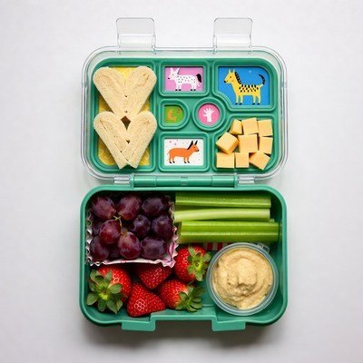 Colorful Kids Bento Lunch Box