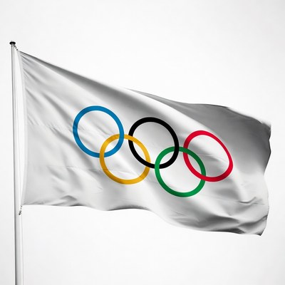 Olympic Flag with Rings