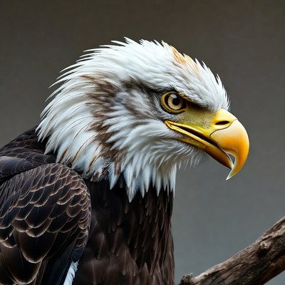 Bald eagle close-up portrait