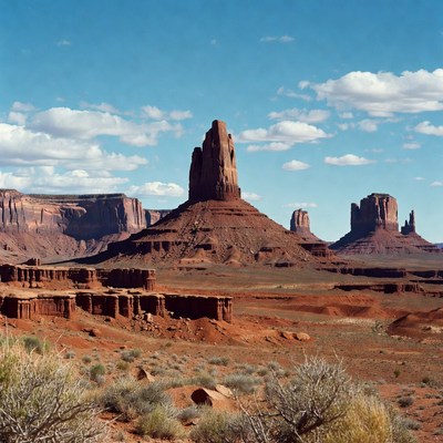 Monument Valley sandstone buttes landscape