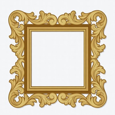 Ornate Gold Picture Frame
