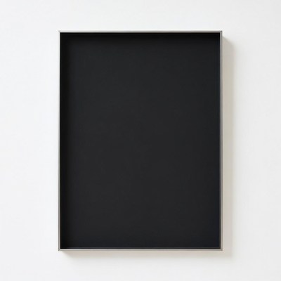 Empty Black Picture Frame