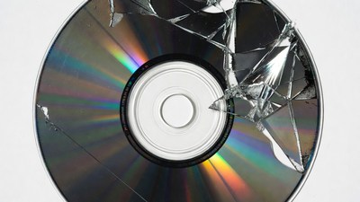 Broken CD Disc