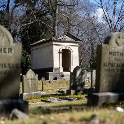 Historic Mausoleum in Cemetery