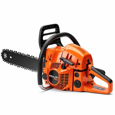Orange Poulan Pro Chainsaw