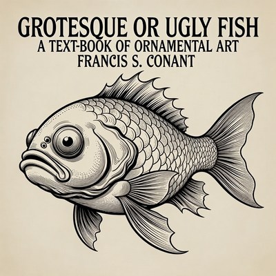 Grotesque Ugly Fish Illustration