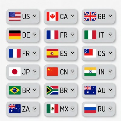 International Country Flags Icons