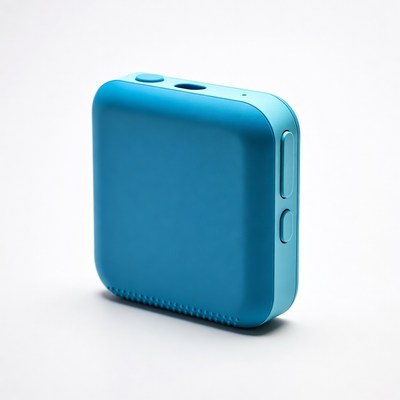 Blue Square Gadget Device