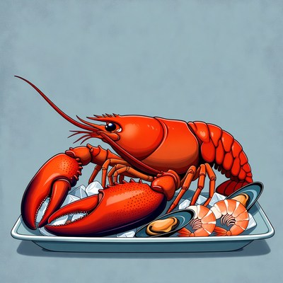 Red Lobster with Shrimp and Mussels