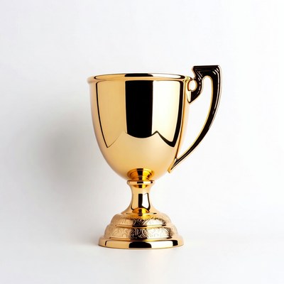 Shiny Gold Trophy Cup