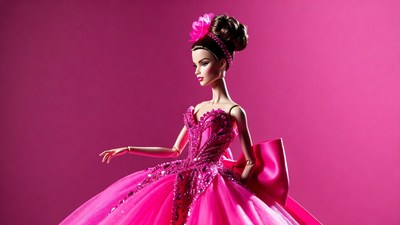 Pink Gown Barbie Doll