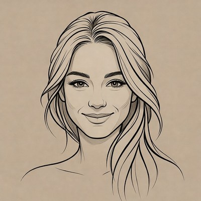 Smiling Woman with Blonde Hair