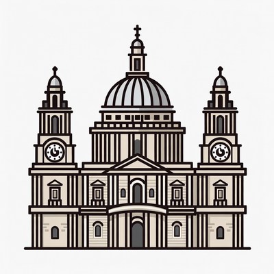 St Paul's Cathedral illustration