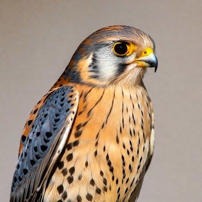 American Kestrel Falcon Portrait