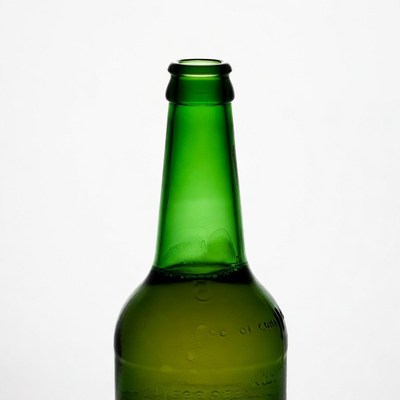 Green beer bottle