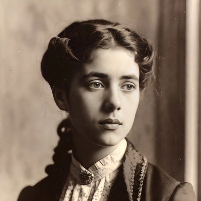 Vintage woman in Edwardian dress