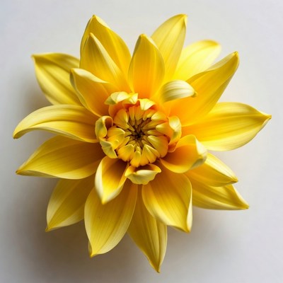 Yellow Dahlia Flower