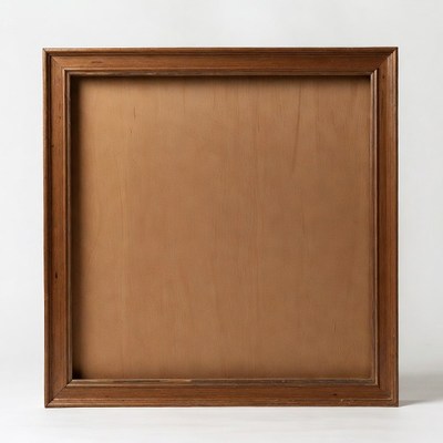 Empty Wooden Picture Frame