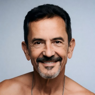 Smiling middle-aged man with goatee