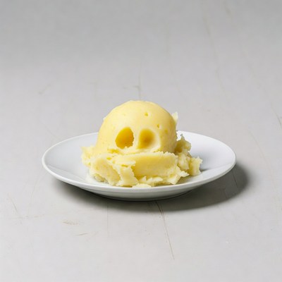 Mashed Potatoes Ghost Face Plate