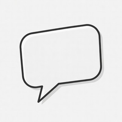 Empty Speech Bubble Clipart