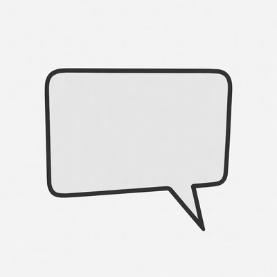 Blank Speech Bubble Clipart