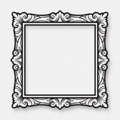 Ornate Vintage Picture Frame