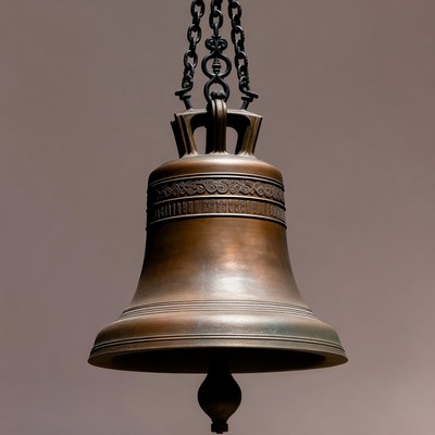 Hanging Bronze Church Bell