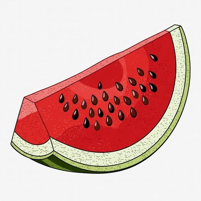Watermelon Slice Illustration
