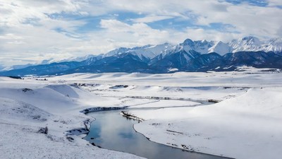 Snowy River in Mountain Valley