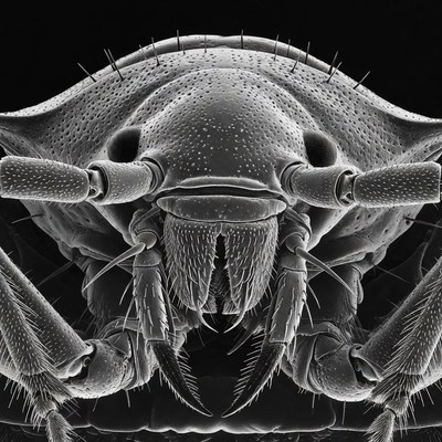 Bed Bug Close-Up Macro View