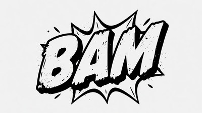 BAM BAM Comic Boom Illustration