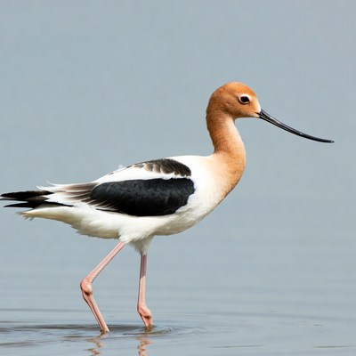 Black-winged Stilt standing in water