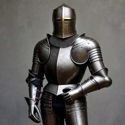 Medieval Knight in Full Armor