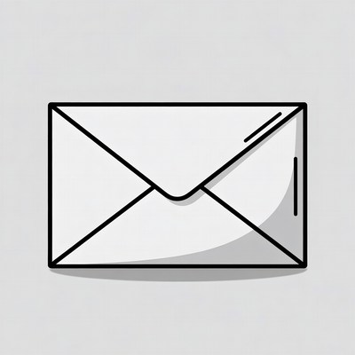 White Envelope Icon
