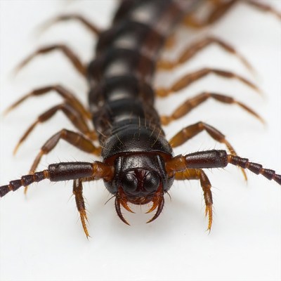 Close-up of centipede