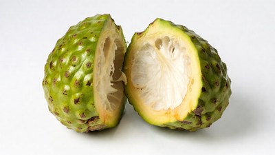 Sliced Open Soursop Fruit