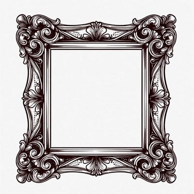 Ornate Vintage Picture Frame