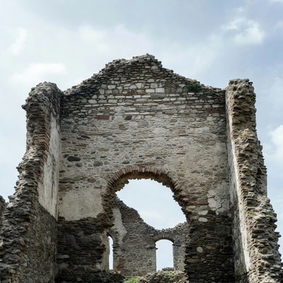 Ancient Stone Arch Ruins
