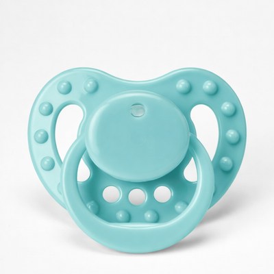 Blue Silicone Baby Pacifier