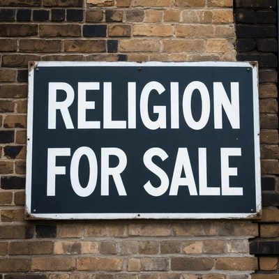 Religion for Sale Sign
