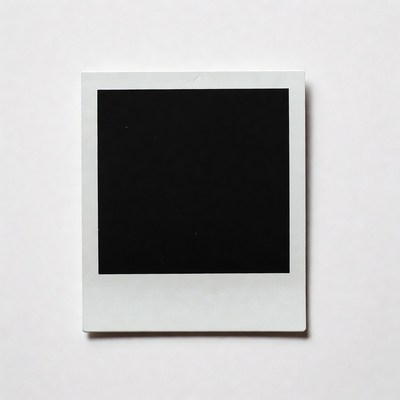 Empty Polaroid Photo Frame