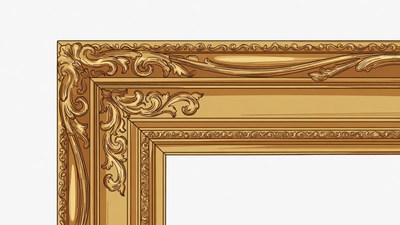 Ornate Gold Picture Frame