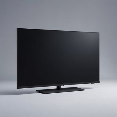Black Modern TV on Stand