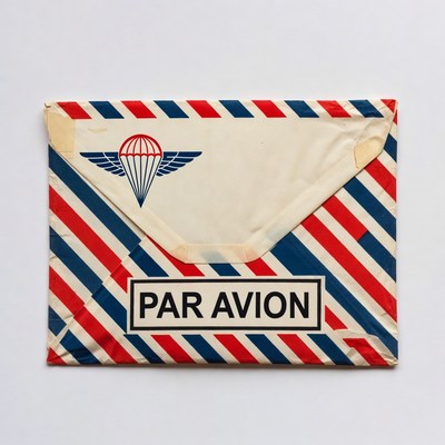 Vintage Par Avion Airmail Envelope