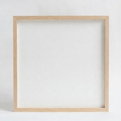 Empty Wooden Picture Frame
